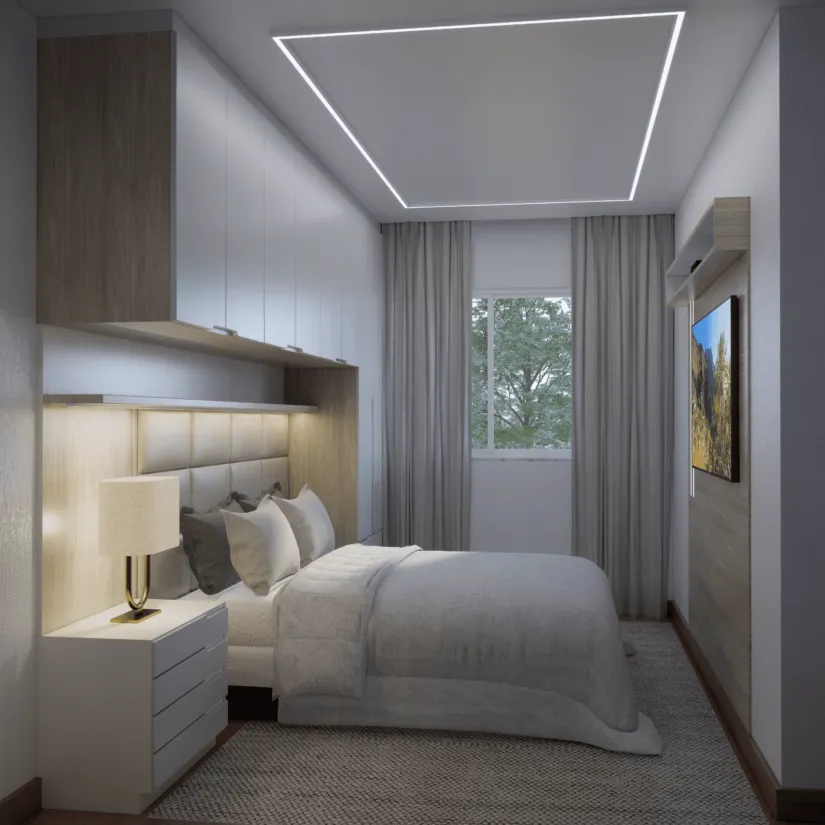 Quarto decorado — Star Residencial