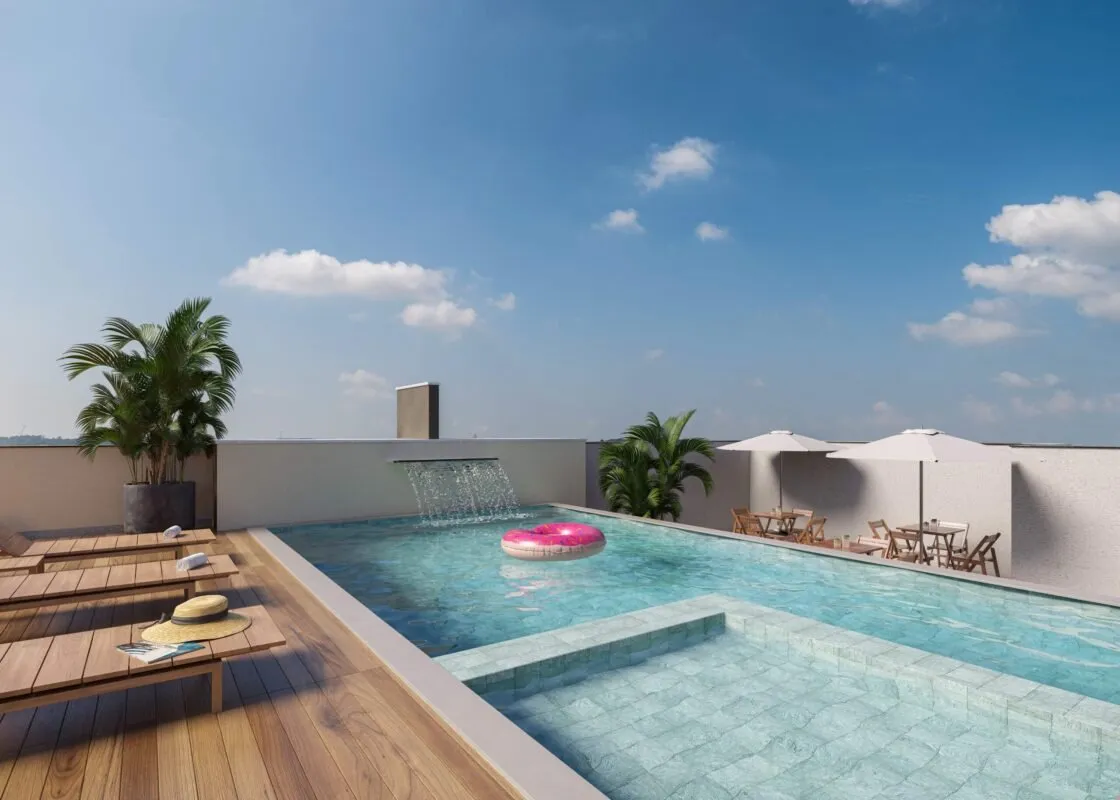Piscina rooftop — CTV Vitória
