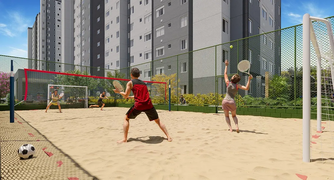 Quadra areia — Elevato Bonsucesso