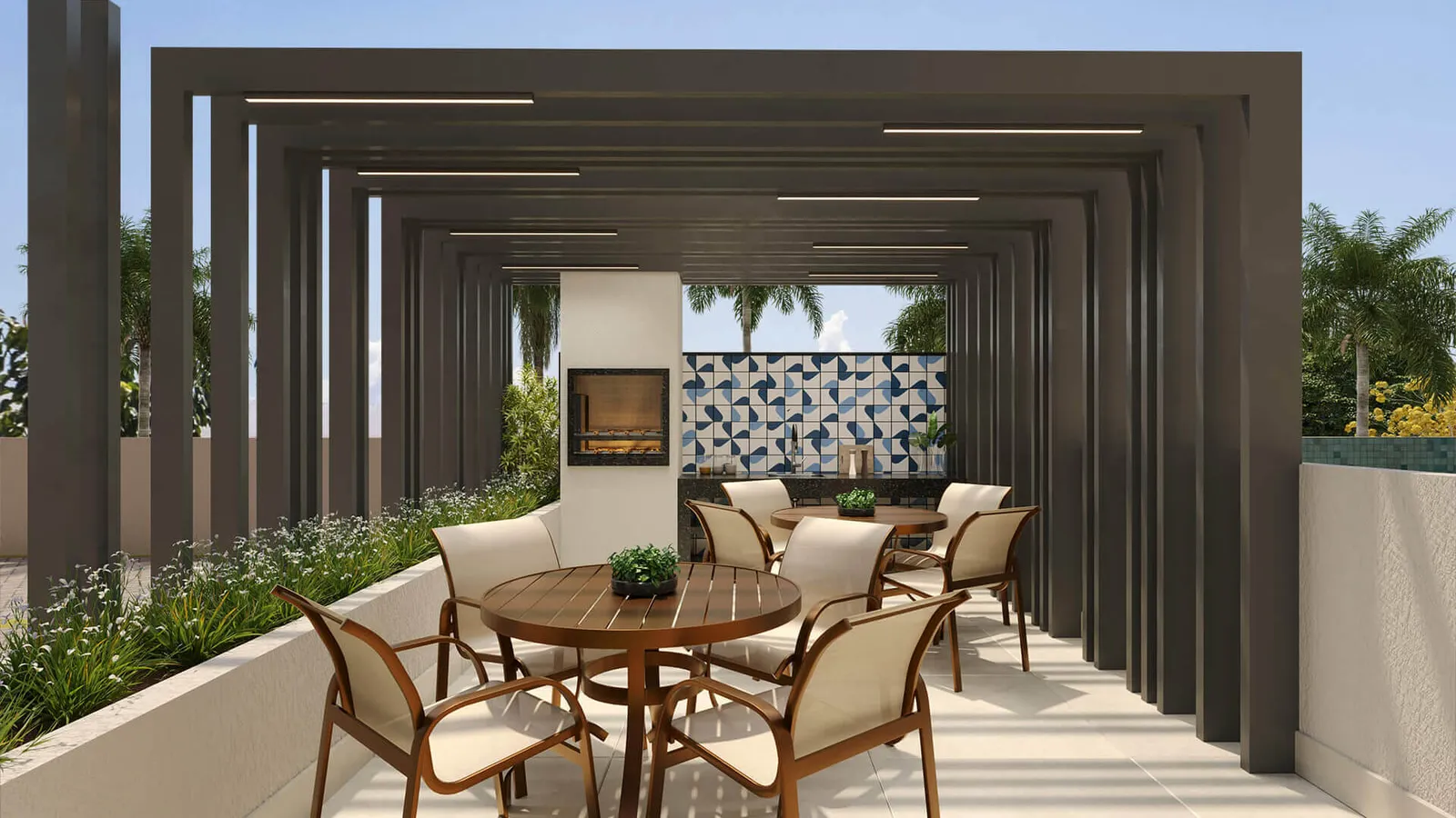 Churrasqueira — Gentileza BeOn Porto Residencial