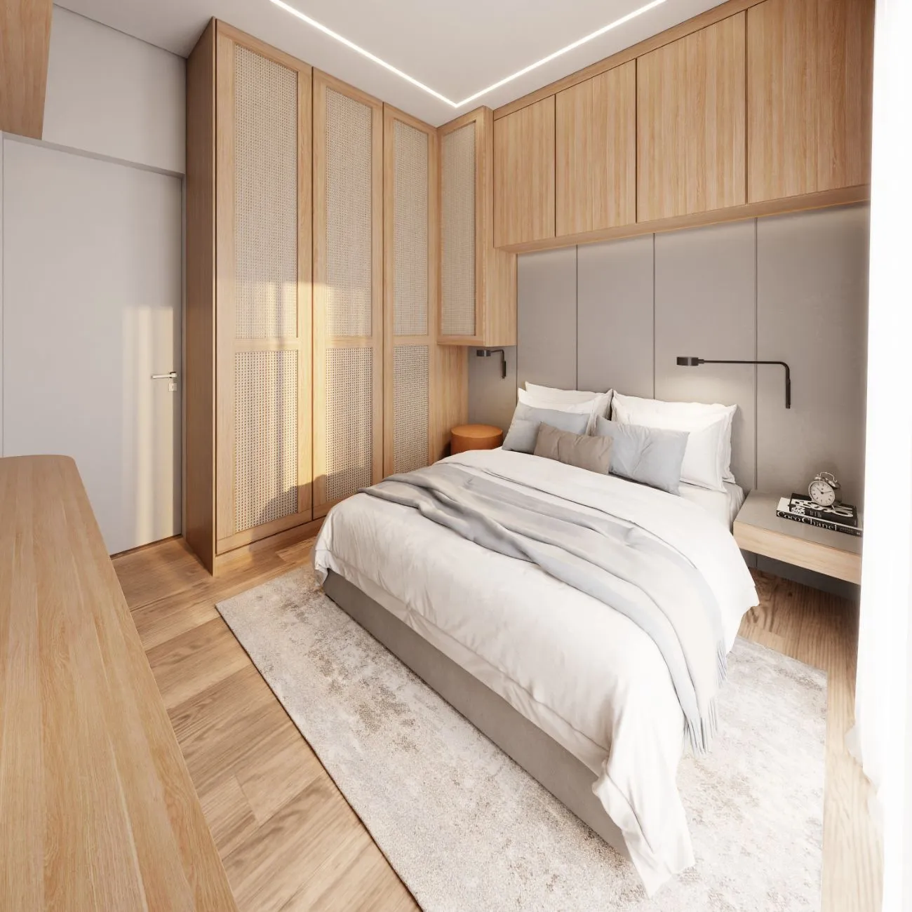 Quarto decorado — Grajaú Samba Residencial