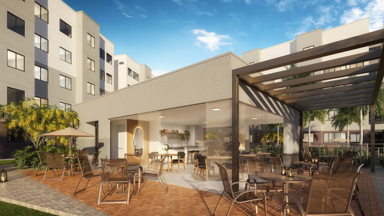 Pergolado gourmet — Inn Barra Olimpica