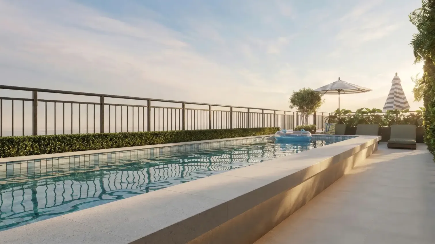 Piscina rooftop — Meu Crescer Bergamini Clube