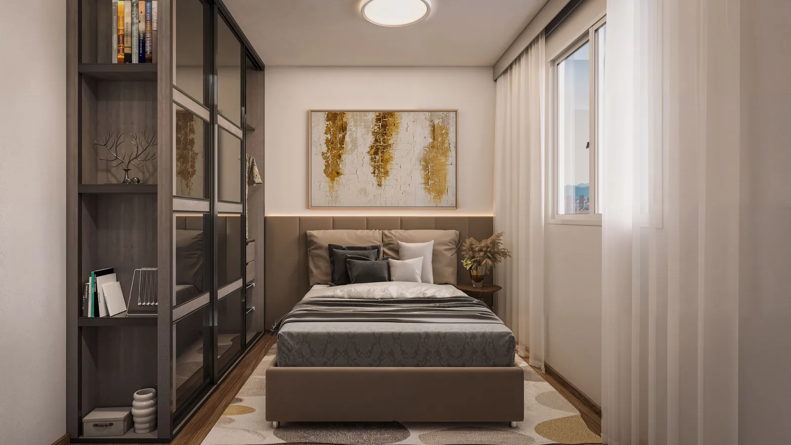 Quarto decorado — Encantos da Zona Norte
