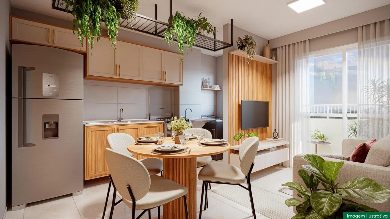 Cozinha sala decorado — Reserva Redentor