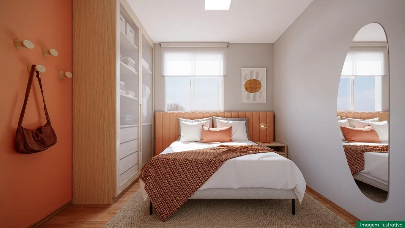 Quarto decorado — Reserva Redentor