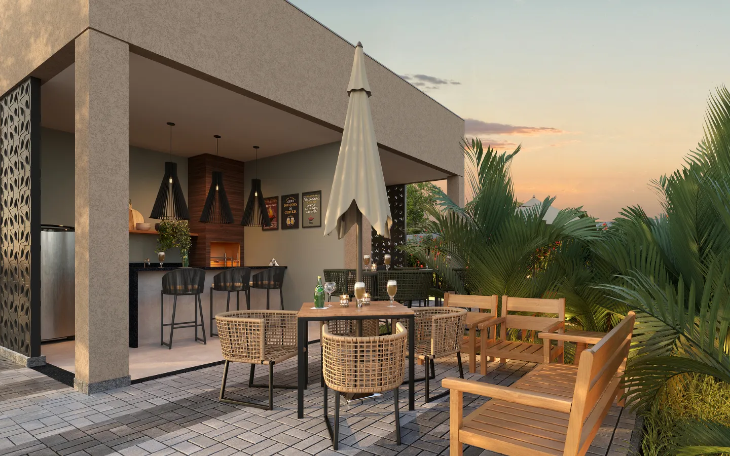 Churrasqueira gourmet — Nova Norte - Ginga