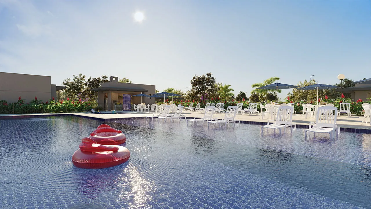 Piscina prainha — Novolar Recreio