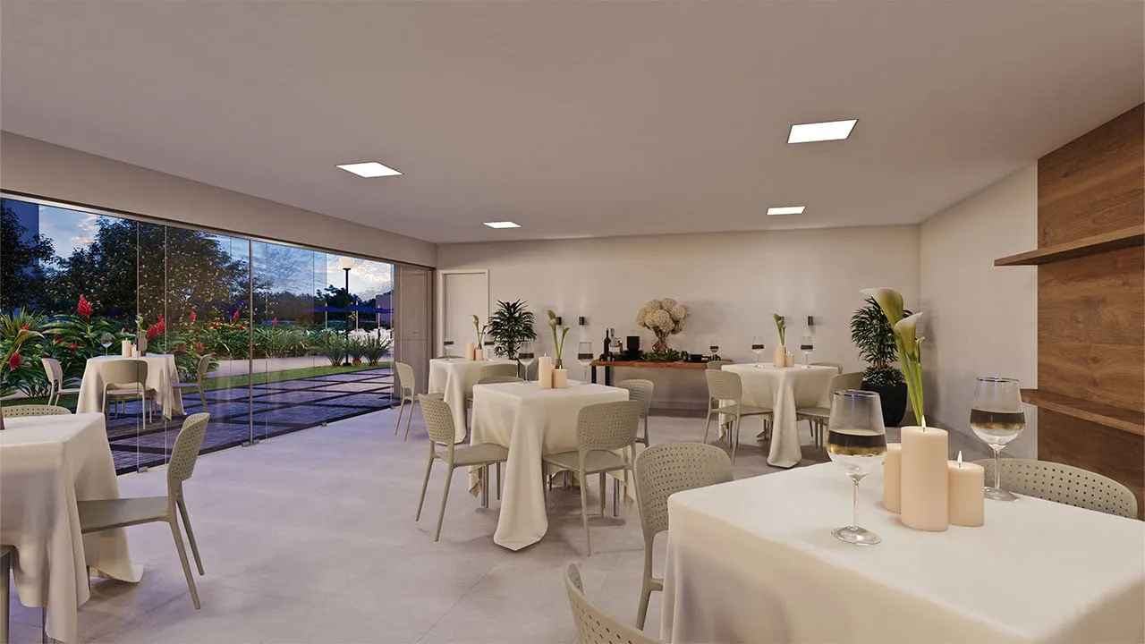 Salao de festas — Novolar Recreio