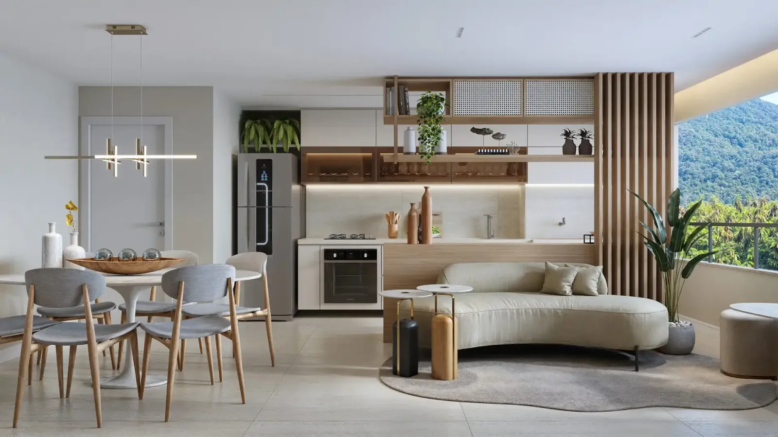 Sala decorado — Oceanside Recreio