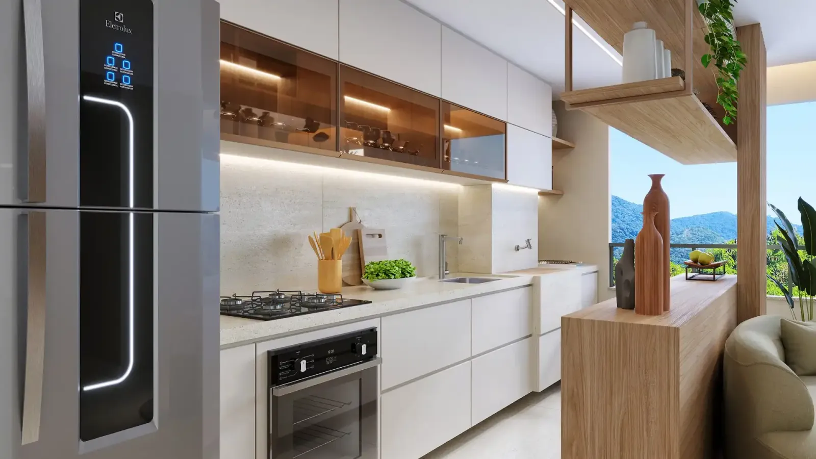 Cozinha decorado — Oceanside Recreio