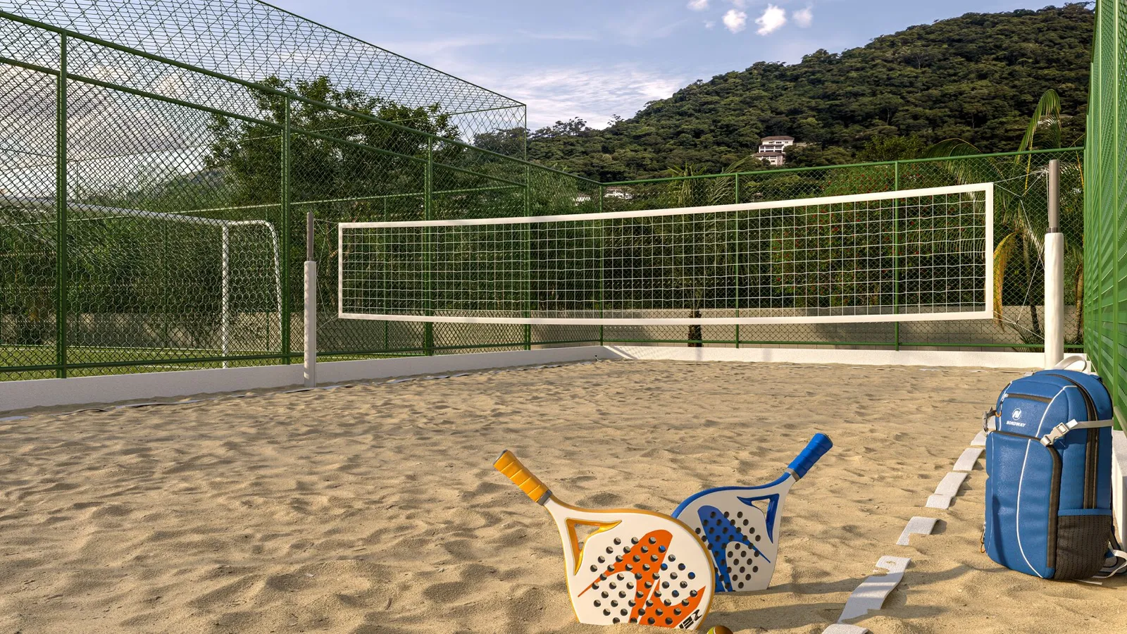 Quadra areia — Oceanside Recreio