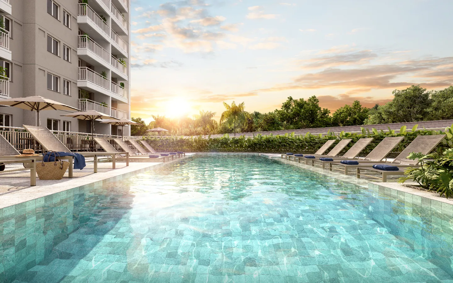 Piscina — Residencial Cartola