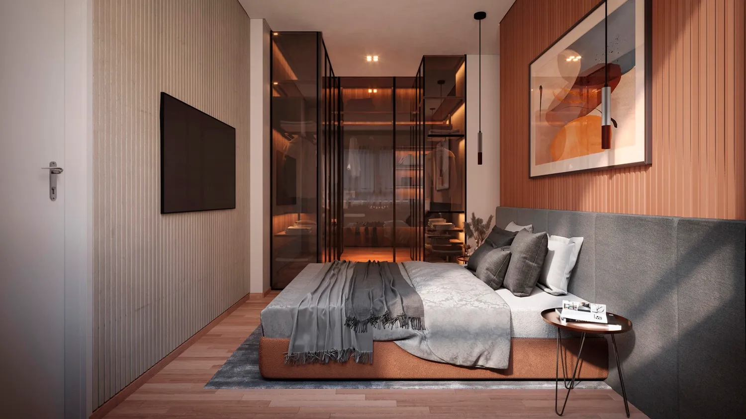 Quarto decorado — Sensia Barra