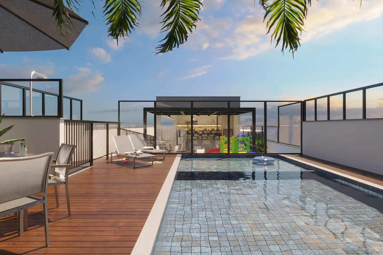 Piscina rooftop — Urb Sole Residencial