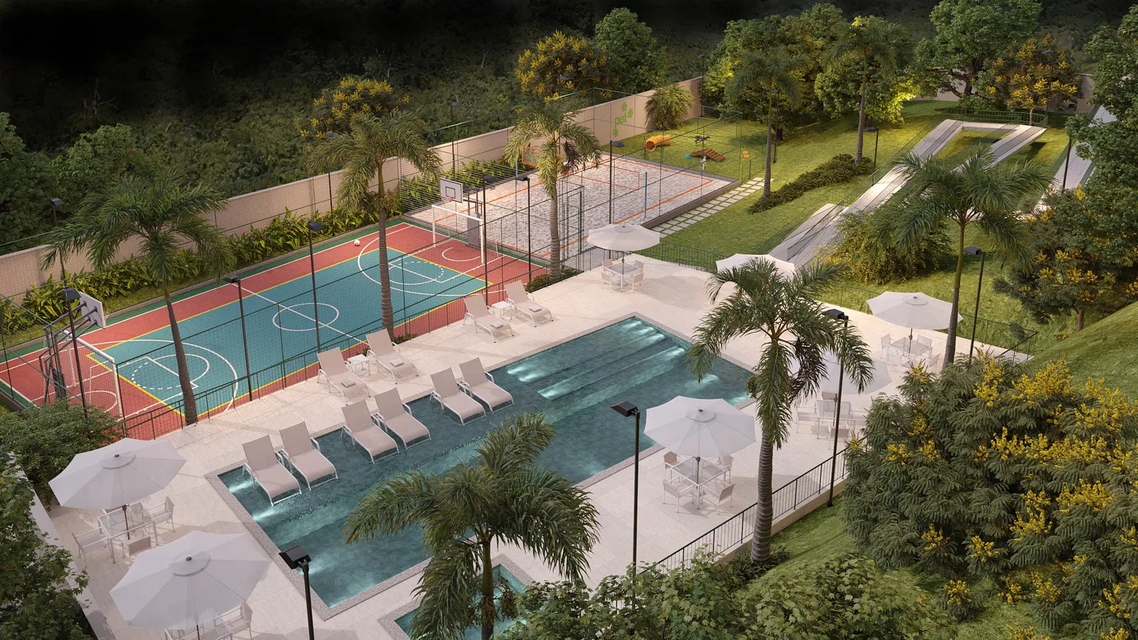 Vista lazer — Vitale Park Residence
